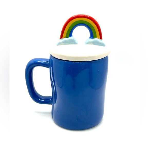 Rae Dunn ‘Love is Blind’ Mug with Rainbow Topper - Picture 7 of 9